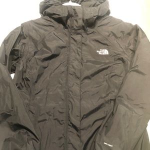 The North Face Dry Vent Women’s Rain Jacket , Black, M
